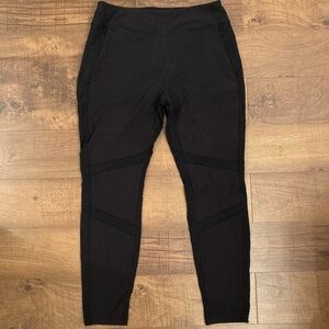 Athleta Black Performance Leggings High Rise Activewear Women’s 16